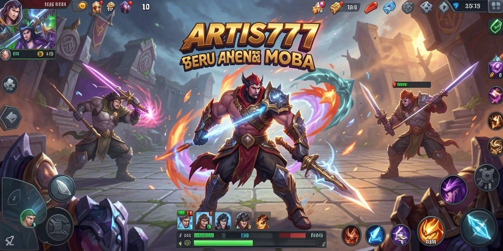Tampilan gameplay seru dan grafis menawan dalam ARTIS777.