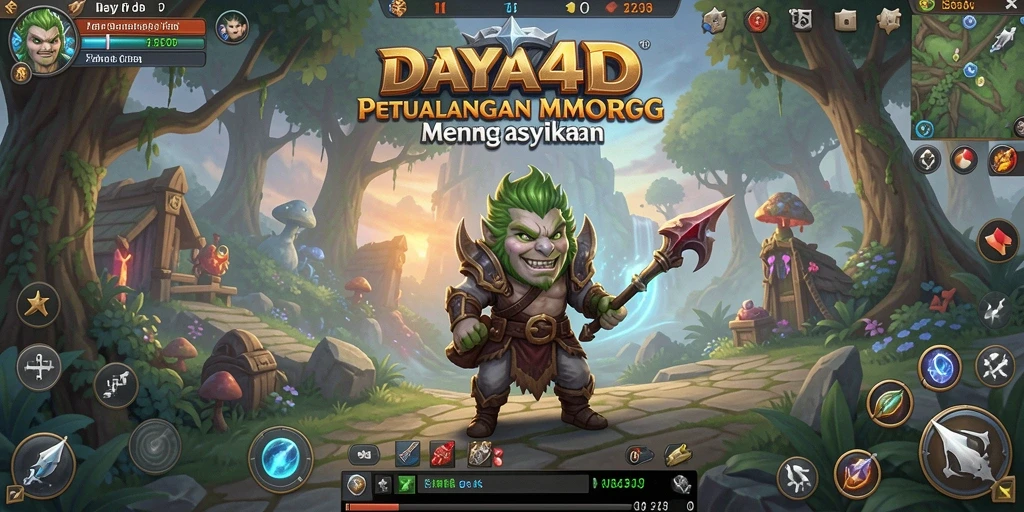 Tampilan gameplay menarik dari DAYA4D dalam dunia MMORPG.