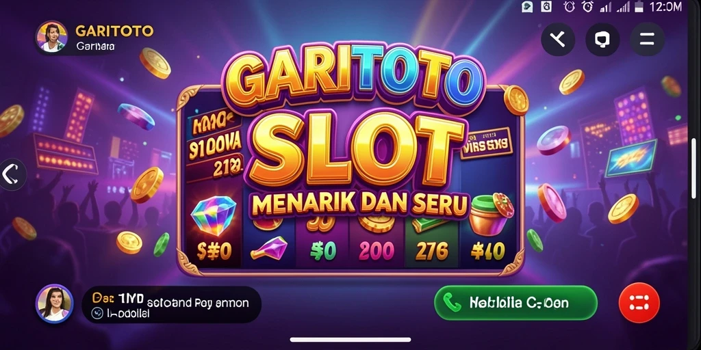 Screenshot gameplay GARITOTO yang menampilkan simbol dan fitur menarik.