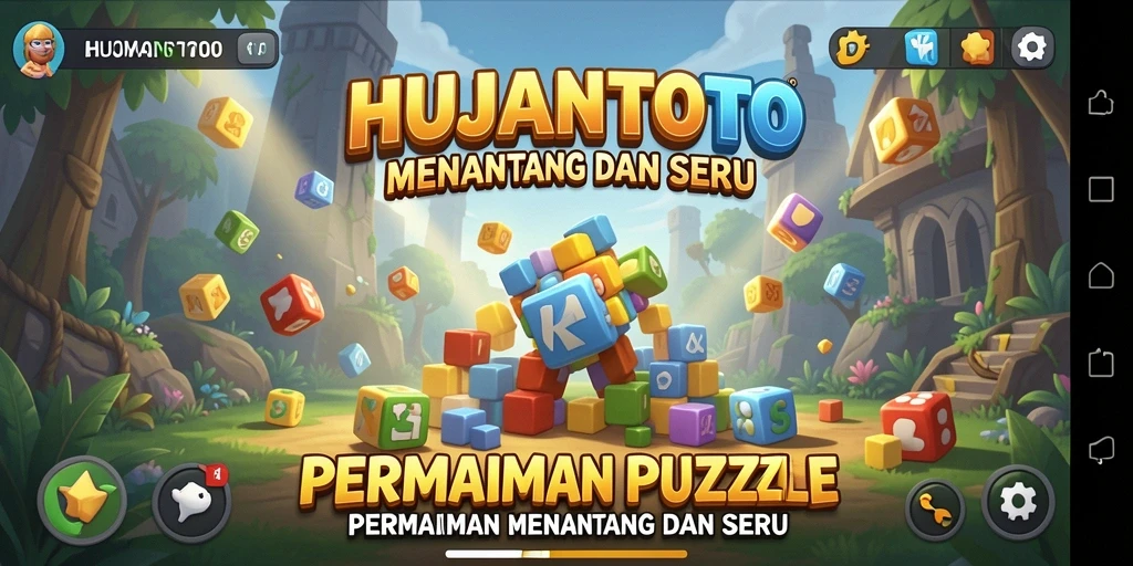 Gameplay seru dan mendebarkan dalam HUJANTOTO.