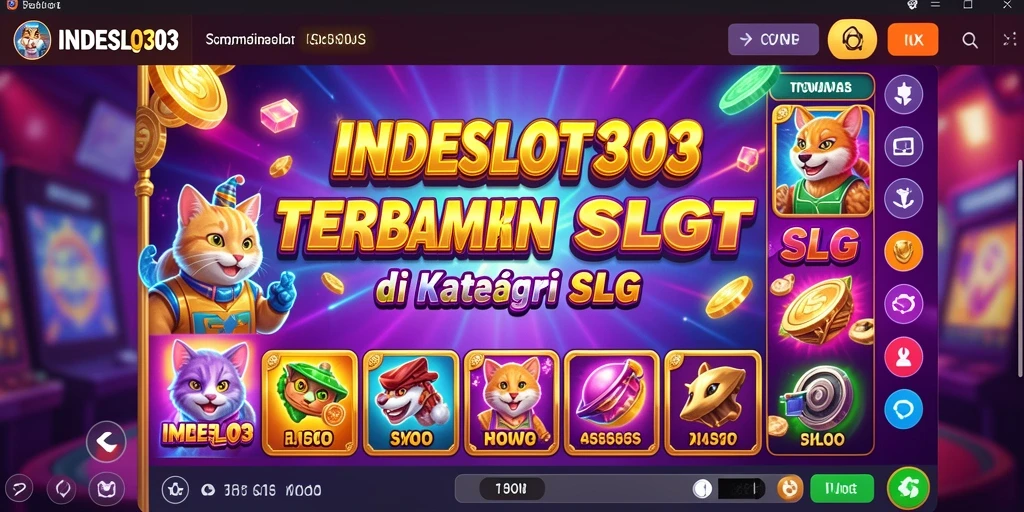 Tampilan gameplay slot yang menarik dan interaktif di INDESLOT303.