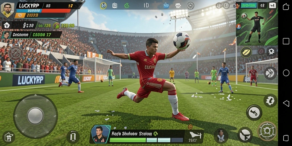 Tangkapan layar gameplay LUCKYRP yang mendebarkan dan penuh aksi.