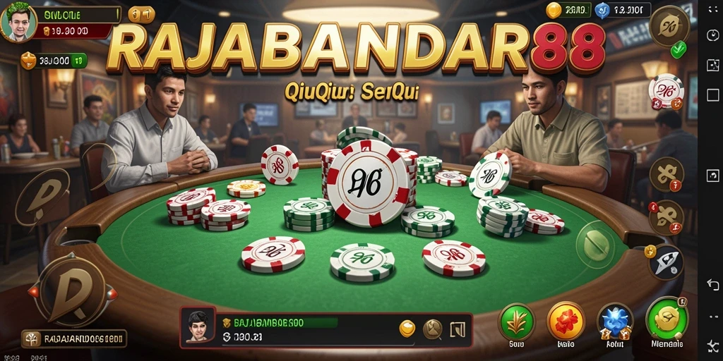 Tampilan gameplay QiuQiu yang seru dan penuh warna.