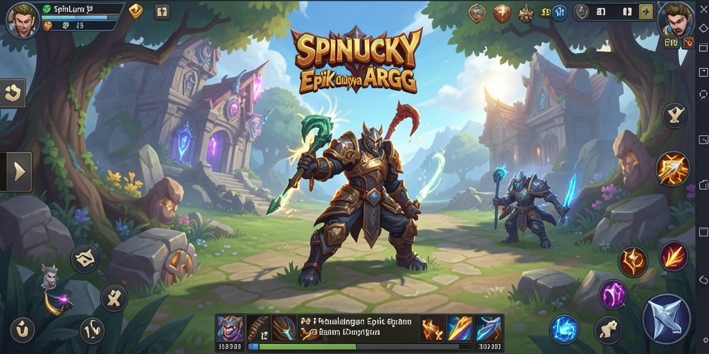 Tampilan gameplay ARPG yang menarik di SPINLUCKY.