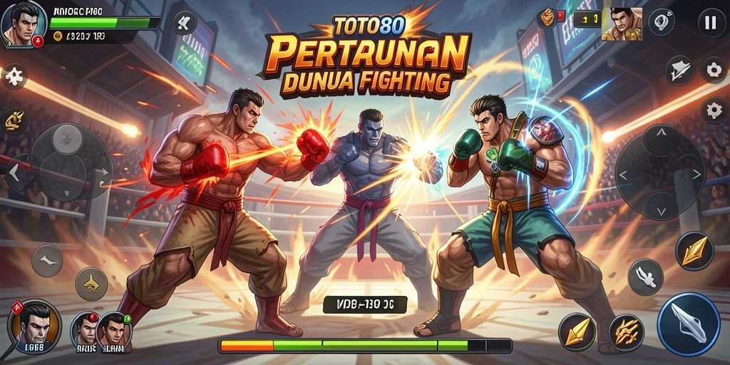 Tampilan gameplay TOTO80 dalam pertarungan yang mendebarkan.